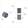 Aluminum Spacer 3/8'' OD x .172'' ID x 9/32'' Long