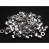 Aluminum Spacer 7/16'' OD x .257'' ID x 3/8'' Long, Plain Aluminum Finish