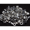 Aluminum Spacer 7/16'' OD x .257'' ID x 7/16'' Long, Plain Aluminum Finish