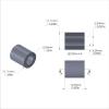 Aluminum Spacer 7/16'' OD x .257'' ID x 1/2'' Long