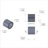 Aluminum Spacer 7/16'' OD x .319'' ID x .402'' Long