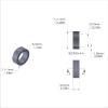 Aluminum Spacer 7/16'' OD x .319'' ID x 5/32'' Long, Plain Aluminum Finish