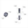 Aluminum Spacer 7/16'' OD x .319'' ID x 11/64'' Long