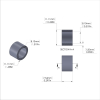 Aluminum Spacer 7/16'' OD x .319'' ID x 19/64'' Long