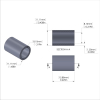 Aluminum Spacer 7/16'' OD x .319'' ID x 5/8'' Long