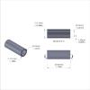 Aluminum Spacer 7/16'' OD x .319'' ID x 1 5/32