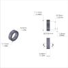Aluminum Spacer 7/16'' OD x .319'' ID x 1/8'' Long