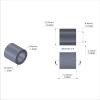 Aluminum Spacer 1/2'' OD x .333'' ID x 1/2'' Long