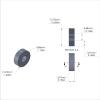 Aluminum Spacer 1/2'' OD x .192'' ID x 5/32'' Long