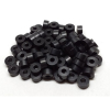 Aluminum Spacer 1/2'' OD x .192'' ID x 1/4'' Long, Black Anodized Finish