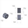 Aluminum Spacer 1/2'' OD x .192'' ID x 11/32'' Long