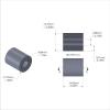 Aluminum Spacer 1/2'' OD x .192'' ID x 9/16'' Long
