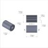 Aluminum Spacer 1/2'' OD x .192'' ID x 3/4'' Long