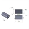 Aluminum Spacer 1/2'' OD x .192'' ID x 7/8'' Long