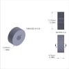 Aluminum Standoff 1/2'' OD x 10-24 Thread x 3/16'' Long