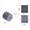 Aluminum Standoff 1/2'' OD x 10-24 Thread x 7/16'' Long