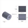 Aluminum Standoff 1/2'' OD x 10-32 Thread x 5/8'' Long