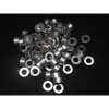 Aluminum Spacer 1/2'' OD x .257'' ID x 1/4'' Long, Plain Aluminum Finish
