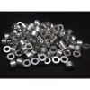 Aluminum Spacer 1/2'' OD x .257'' ID x 5/16'' Long, Plain Aluminum Finish
