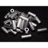 Aluminum Spacer 1/2'' OD x .257'' ID x 30mm Long, Plain Aluminum Finish