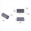 Aluminum Spacer 1/2'' OD x .257'' ID x 1.000'' Long