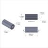 Aluminum Spacer 1/2'' OD x .257'' ID x 1-1/8'' Long