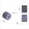Aluminum Standoff 1/2'' OD x 1/4-20 Thread x 3/8'' Long