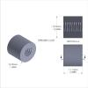 Aluminum Standoff 1/2'' OD x 1/4-20 Thread x 7/16'' Long, Plain Aluminum Finish