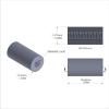 Aluminum Standoff 1/2'' OD x 1/4-20 Thread x 1'' Long, Plain Aluminum Finish
