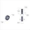 Aluminum Spacer 1/2'' OD x .319'' ID x 11/64'' Long