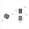 Aluminum Spacer 1/2'' OD x .319'' ID x 3/8'' Long