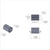 Aluminum Spacer 1/2'' OD x .319'' ID x 11/16'' Long