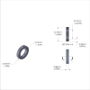 Aluminum Spacer 1/2'' OD x .319'' ID x 3/32'' Long