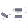Aluminum Spacer 1/2'' OD x .319'' ID x 1 5/32