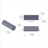 Aluminum Spacer 1/2'' OD x .319'' ID x 1-1/2'' Long
