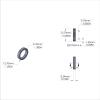Aluminum Spacer 1/2'' OD x .382'' ID x .100'' Long