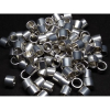 Aluminum Spacer 1/2'' OD x .382'' ID x 10.2mm Long, Plain Aluminum Finish
