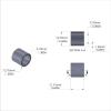 Aluminum Spacer 1/2'' OD x .382'' ID x 15/32'' Long