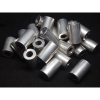 Aluminum Spacer 5/8'' OD x .319'' ID x 1.005'' Long, Plain Aluminum Finish
