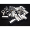 Aluminum Spacer 5/8'' OD x .382'' ID x 1.130'' Long, Plain Aluminum Finish