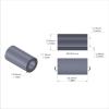 Aluminum Spacer 3/4'' OD x .437'' ID x 1.385'' Long, Plain Aluminum Finish