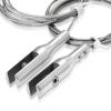 Suspended Cable System Kit (2 full set) Aluminum Clear Anodized finish - 1/16'' Diameter Cable