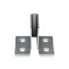 Sooper ''U'' Brackets for Solid Sign Substrate Mounting - for 1/4'' Material Corners - Steel Zinc Coated (1 ea.)