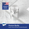 (1) 24'' x 36'' Clear Acrylic Wall Frame with (6) 3/4'' x 1'' Silver Anodized Aluminum Standoffs includes Screws and Anchors