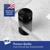 (1) 11'' x 13-1/2'' Clear Acrylic Wall Frame with (4) 3/4'' x 1'' Black Anodized Aluminum Standoffs includes Screws and Anchors