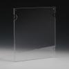 Clear Acrylic Sign Holder Kit for Media 4 x 8.5'' x 11''