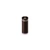 1/2'' Diameter X 1'' Barrel Length, Aluminum Rounded Head Standoffs, Bronze Anodized Finish Easy Fasten Standoff (For Inside / Outside use) [Required Material Hole Size: 3/8'']