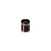 5/8'' Diameter X 1/2'' Barrel Length, Aluminum Rounded Head Standoffs, Bronze Anodized Finish Easy Fasten Standoff (For Inside / Outside use) [Required Material Hole Size: 7/16'']