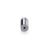 5/8'' Diameter X 1'' Barrel Length, Aluminum Rounded Head Standoffs, Shiny Anodized Finish Easy Fasten Standoff (For Inside / Outside use) [Required Material Hole Size: 7/16'']