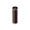 5/8'' Diameter X 1-3/4'' Barrel Length, Aluminum Rounded Head Standoffs, Bronze Anodized Finish Easy Fasten Standoff (For Inside / Outside use) [Required Material Hole Size: 7/16'']